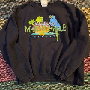Jimmy Buffett's Margaritaville Orlando Black Crewneck Sweatshirt XL